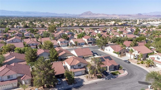 1910 Coyote Pass Way, Henderson, NV 89012 - aerial perspective of suburban area featuring a mountain backdrop