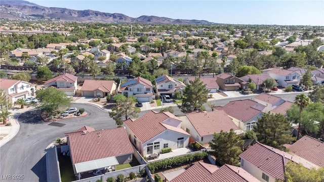 1910 Coyote Pass Way, Henderson, NV 89012 - aerial view of residential area with a mountain backdrop