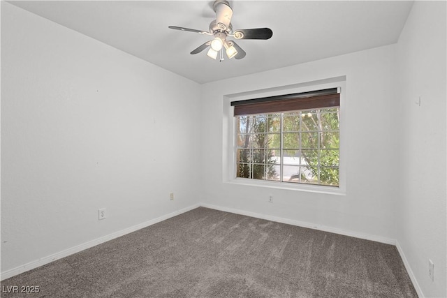 920 Serpentina Ave, Las Vegas, NV 89123 - empty room with dark carpet and a ceiling fan