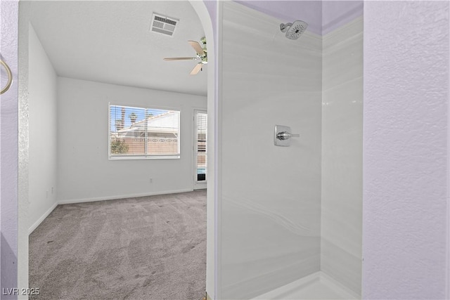 920 Serpentina Ave, Las Vegas, NV 89123 - bathroom with a shower and ceiling fan