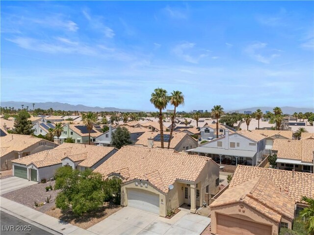 920 Serpentina Ave, Las Vegas, NV 89123 - aerial perspective of suburban area with a mountainous background