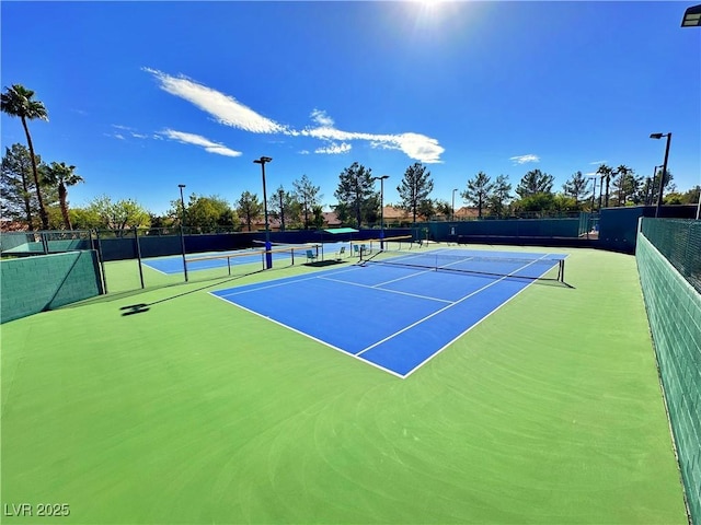 10305 Snyder Ave, Las Vegas, NV 89134 - view of tennis court featuring community basketball court