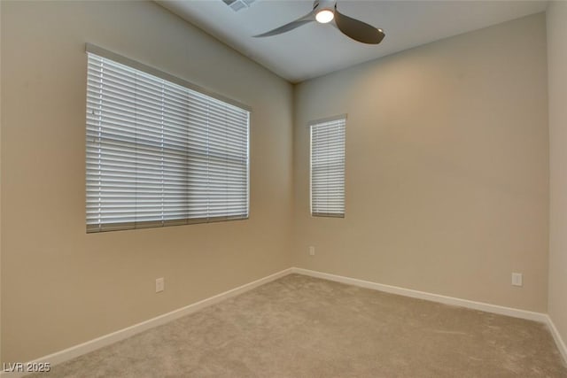646 Spotted Falcon St, Las Vegas, NV 89138 - spare room with ceiling fan and carpet flooring