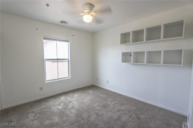 1135 Paradise Mountain Trl, Henderson, NV 89002 - carpeted spare room with ceiling fan and baseboards