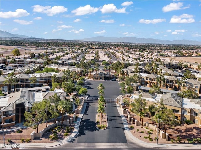 8070 W Russell Rd Unit 1023, Las Vegas, NV 89113 - aerial perspective of suburban area featuring a mountainous background