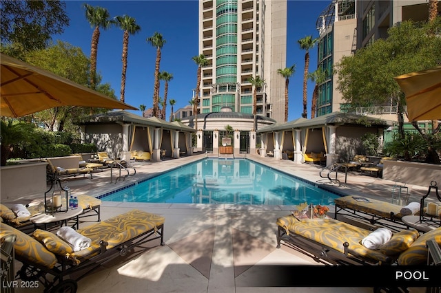1 Hughes Center Dr Unit 903, Las Vegas, NV 89169 - community pool featuring a patio