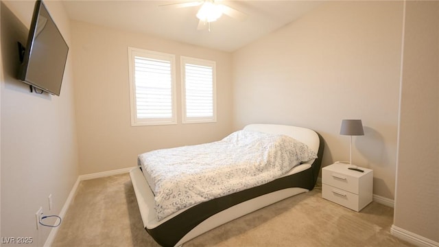 2913 Monate Ct, Henderson, NV 89044 - bedroom featuring light carpet and a ceiling fan