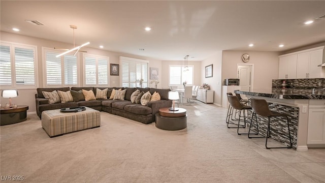 2913 Monate Ct, Henderson, NV 89044 - living area featuring recessed lighting