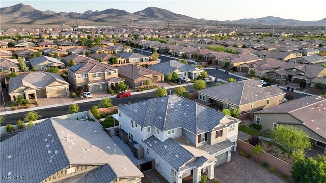 2913 Monate Ct, Henderson, NV 89044 - aerial perspective of suburban area with a mountain backdrop