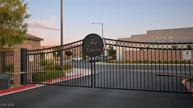 2913 Monate Ct, Henderson, NV 89044 - view of gate at dusk