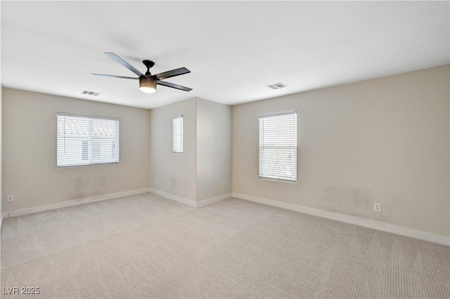 9021 Rendon St, Las Vegas, NV 89143 - empty room featuring a ceiling fan and light carpet
