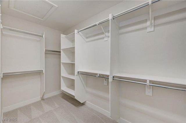 9021 Rendon St, Las Vegas, NV 89143 - spacious closet featuring carpet and attic access