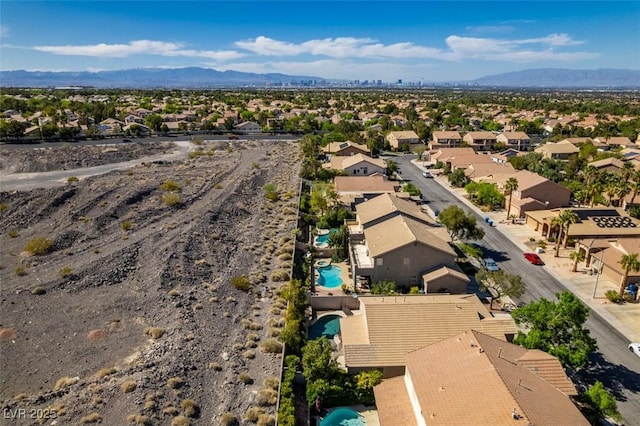 1779 Antelope Valley Ave, Henderson, NV 89012 - aerial view of residential area featuring a mountain backdrop