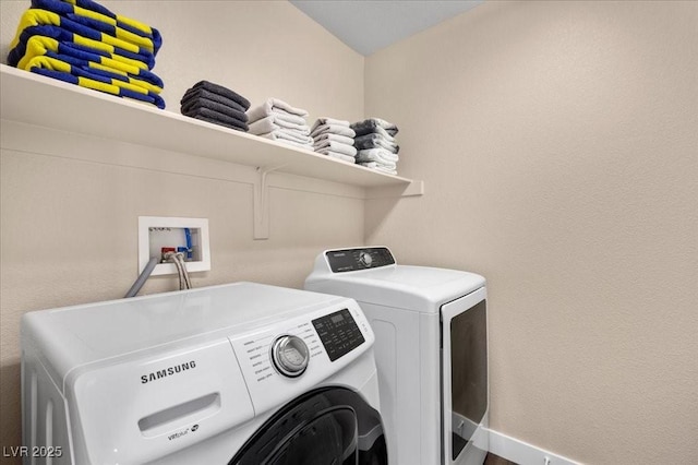 8353 Lower Trailhead Ave, Las Vegas, NV 89113 - laundry area with washer and dryer