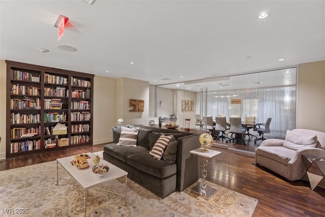 8255 Las Vegas Blvd Unit 1905, Las Vegas, NV 89123 - living area featuring wood finished floors and recessed lighting