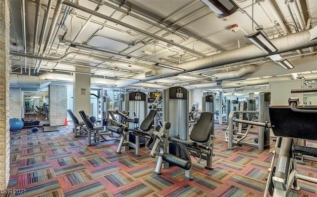 8255 Las Vegas Blvd Unit 1905, Las Vegas, NV 89123 - exercise room with carpet