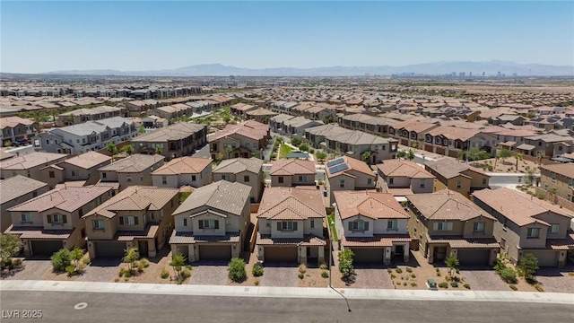 835 Aurelie Ridge St, Henderson, NV 89011 - aerial view of residential area featuring a mountain backdrop