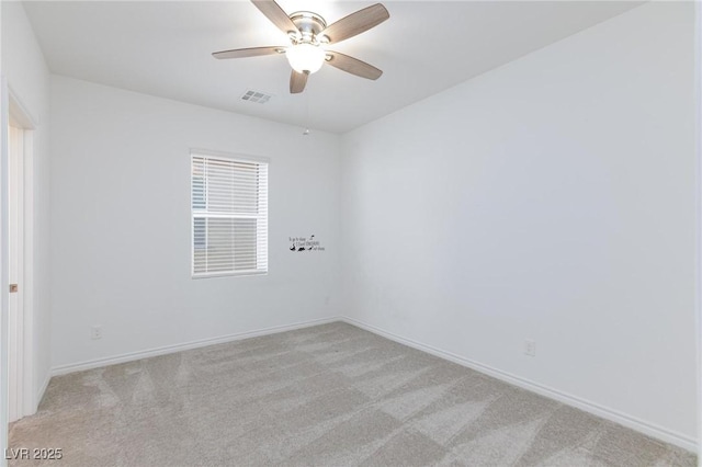 835 Aurelie Ridge St, Henderson, NV 89011 - empty room with light colored carpet and a ceiling fan