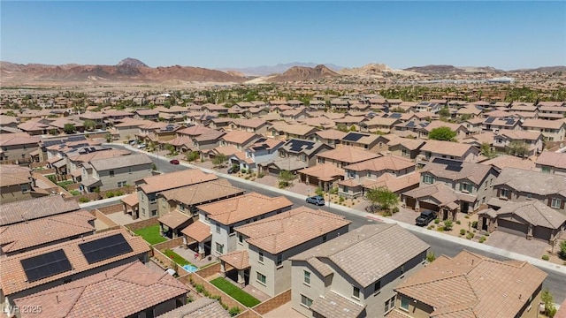 835 Aurelie Ridge St, Henderson, NV 89011 - aerial perspective of suburban area featuring a mountainous background