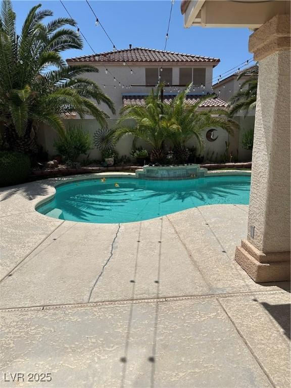 10265 Moth Orchid Ct, Las Vegas, NV 89183 - view of swimming pool with a patio