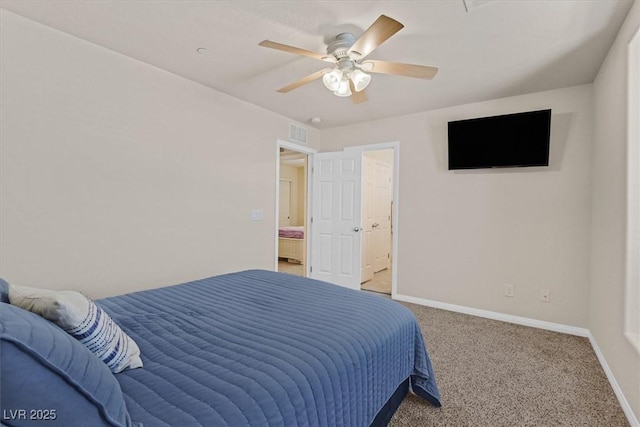 953 Via Del Tramonto St, Henderson, NV 89011 - bedroom featuring carpet and ceiling fan