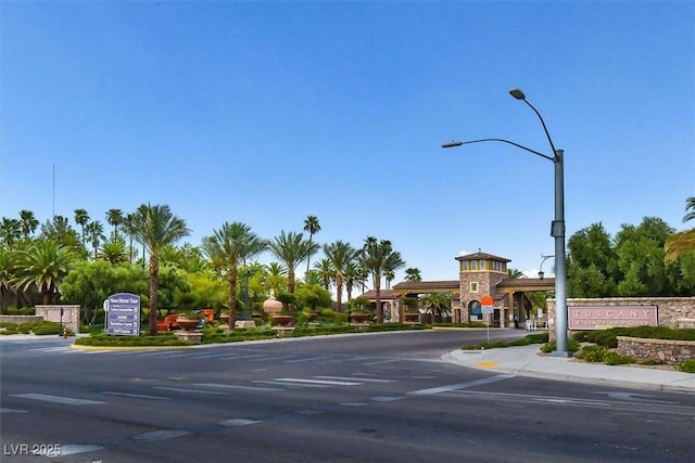 953 Via Del Tramonto St, Henderson, NV 89011 - view of asphalt road with street lights and curbs