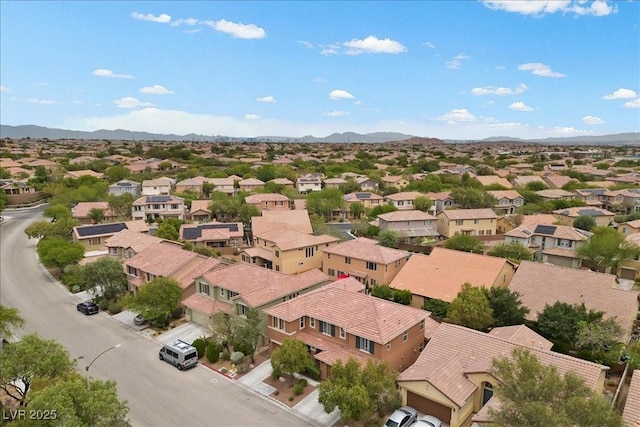 10300 S Dapple Gray Rd, Las Vegas, NV 89178 - aerial view of residential area featuring a mountainous background