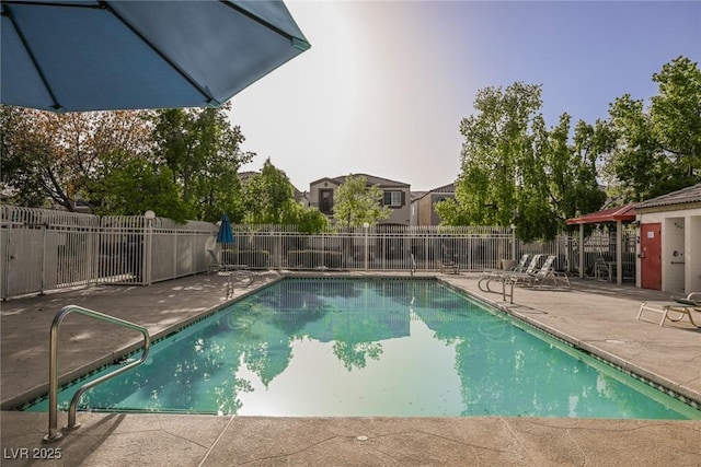10414 Midseason Mist St, Las Vegas, NV 89183 - community pool featuring a patio area