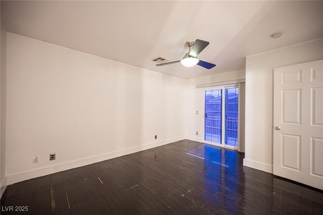 10414 Midseason Mist St, Las Vegas, NV 89183 - spare room featuring wood finished floors, a ceiling fan, and a smoke detector