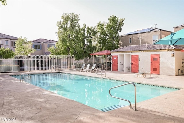 10414 Midseason Mist St, Las Vegas, NV 89183 - community pool with a patio area