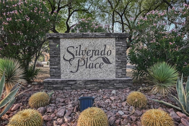 10414 Midseason Mist St, Las Vegas, NV 89183 - view of community sign