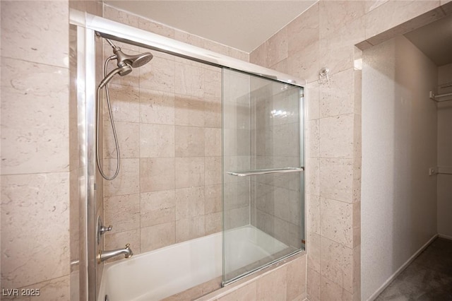 10414 Midseason Mist St, Las Vegas, NV 89183 - bathroom with combined bath / shower with glass door