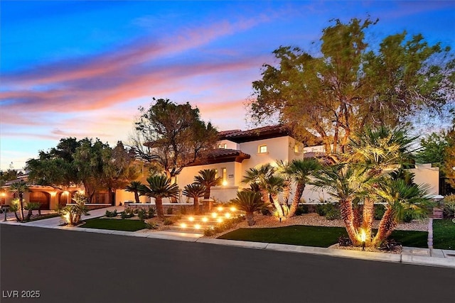 11906 Port Labelle Dr, Las Vegas, NV 89141 - mediterranean / spanish home with stucco siding and a tile roof
