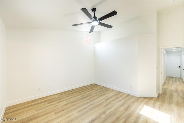 2403 Sexton Ave, North Las Vegas, NV 89031 - empty room featuring light wood-style flooring and ceiling fan