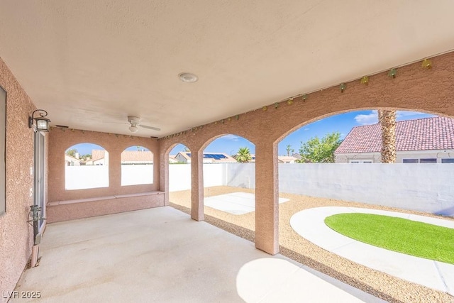 2403 Sexton Ave, North Las Vegas, NV 89031 - fenced backyard featuring a patio area