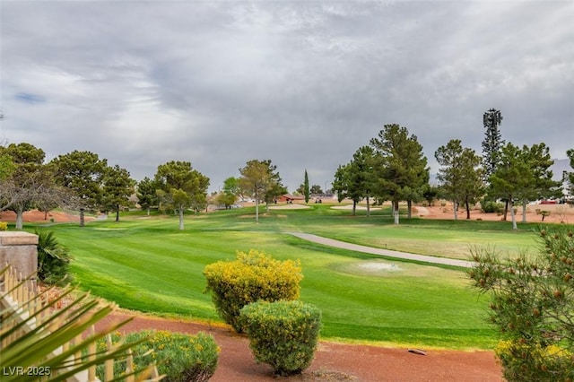 5505 Excelsior Springs Ln, Las Vegas, NV 89130 - view of home's community with a yard and view of golf course