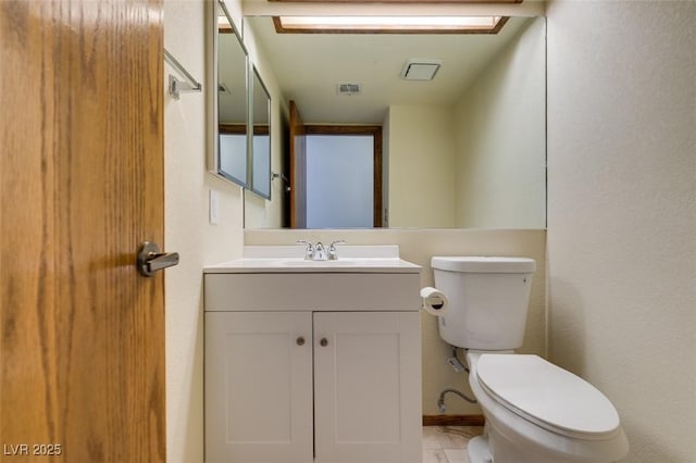 5505 Excelsior Springs Ln, Las Vegas, NV 89130 - half bath featuring toilet and vanity