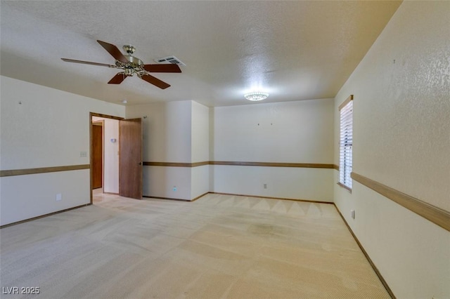 5505 Excelsior Springs Ln, Las Vegas, NV 89130 - carpeted spare room featuring a ceiling fan and a textured ceiling