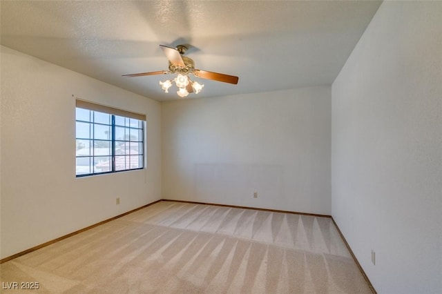 5505 Excelsior Springs Ln, Las Vegas, NV 89130 - carpeted spare room featuring ceiling fan and baseboards
