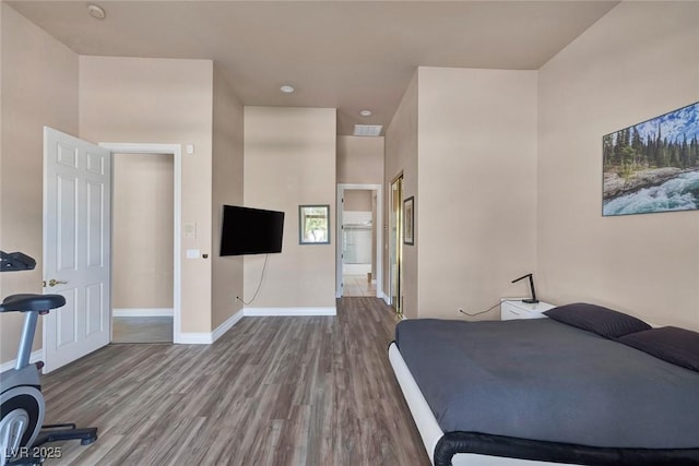 2209 Purple Majesty Ct, Las Vegas, NV 89117 - bedroom with dark wood finished floors and baseboards