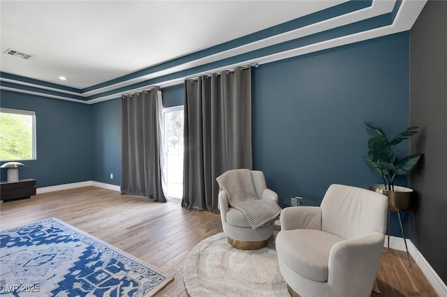 2209 Purple Majesty Ct, Las Vegas, NV 89117 - sitting room featuring wood finished floors and recessed lighting