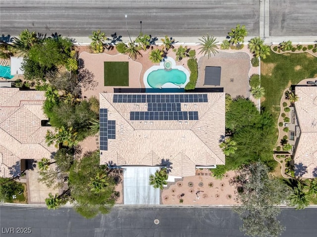 2209 Purple Majesty Ct, Las Vegas, NV 89117 - drone / aerial view of a pool