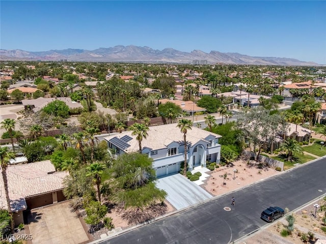 2209 Purple Majesty Ct, Las Vegas, NV 89117 - aerial perspective of suburban area with mountains