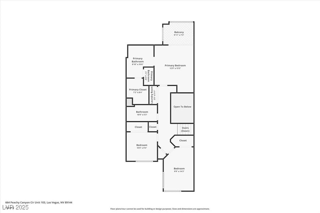 664 Peachy Canyon Cir Unit 103, Las Vegas, NV 89144 - view of home floor plan