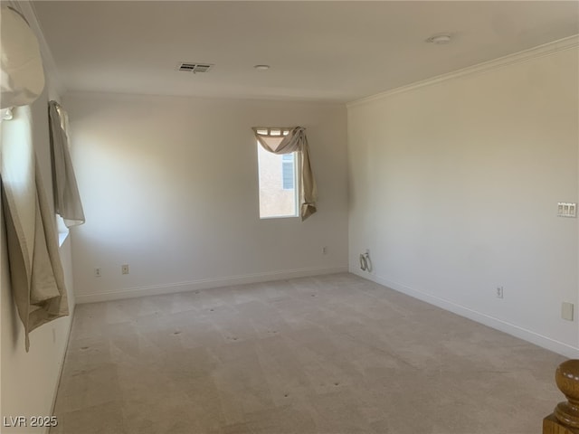 3328 White Bark Pine St, Las Vegas, NV 89129 - unfurnished room featuring ornamental molding and light colored carpet