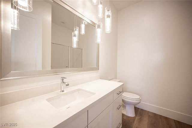 11248 Rebel Dome Ct, Las Vegas, NV 89141 - bathroom with vanity and wood finished floors