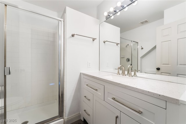 1403 Graystone Canyon Ave, Las Vegas, NV 89183 - full bath featuring a shower stall and vanity