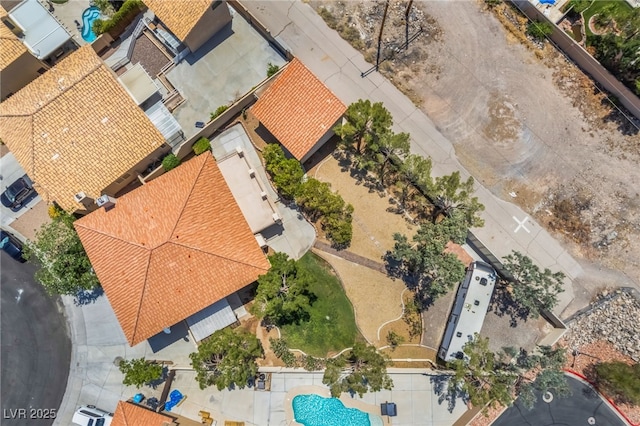 1403 Graystone Canyon Ave, Las Vegas, NV 89183 - drone / aerial view of a pool
