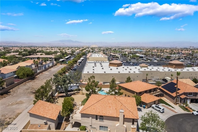 1403 Graystone Canyon Ave, Las Vegas, NV 89183 - aerial view of residential area featuring a mountain backdrop