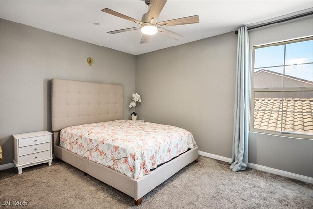 2577 Tolmezzo St, Henderson, NV 89044 - bedroom featuring carpet flooring and a ceiling fan